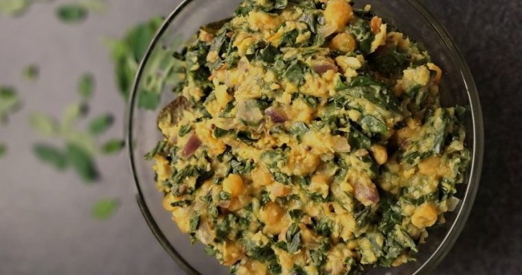 Moringa/drumstick leaves kootu