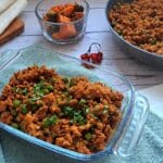 Chicken keema matar