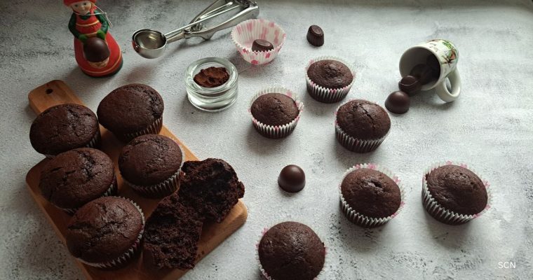 Eggless chocolate cupcakes