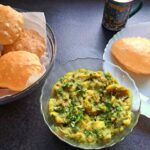 Poori and Potato masala