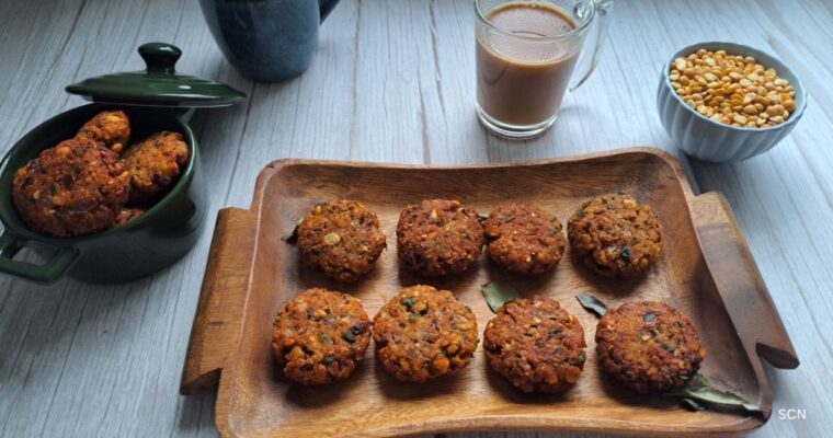 Paruppu vada/ Dal vada