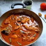 Sea bass fish curry