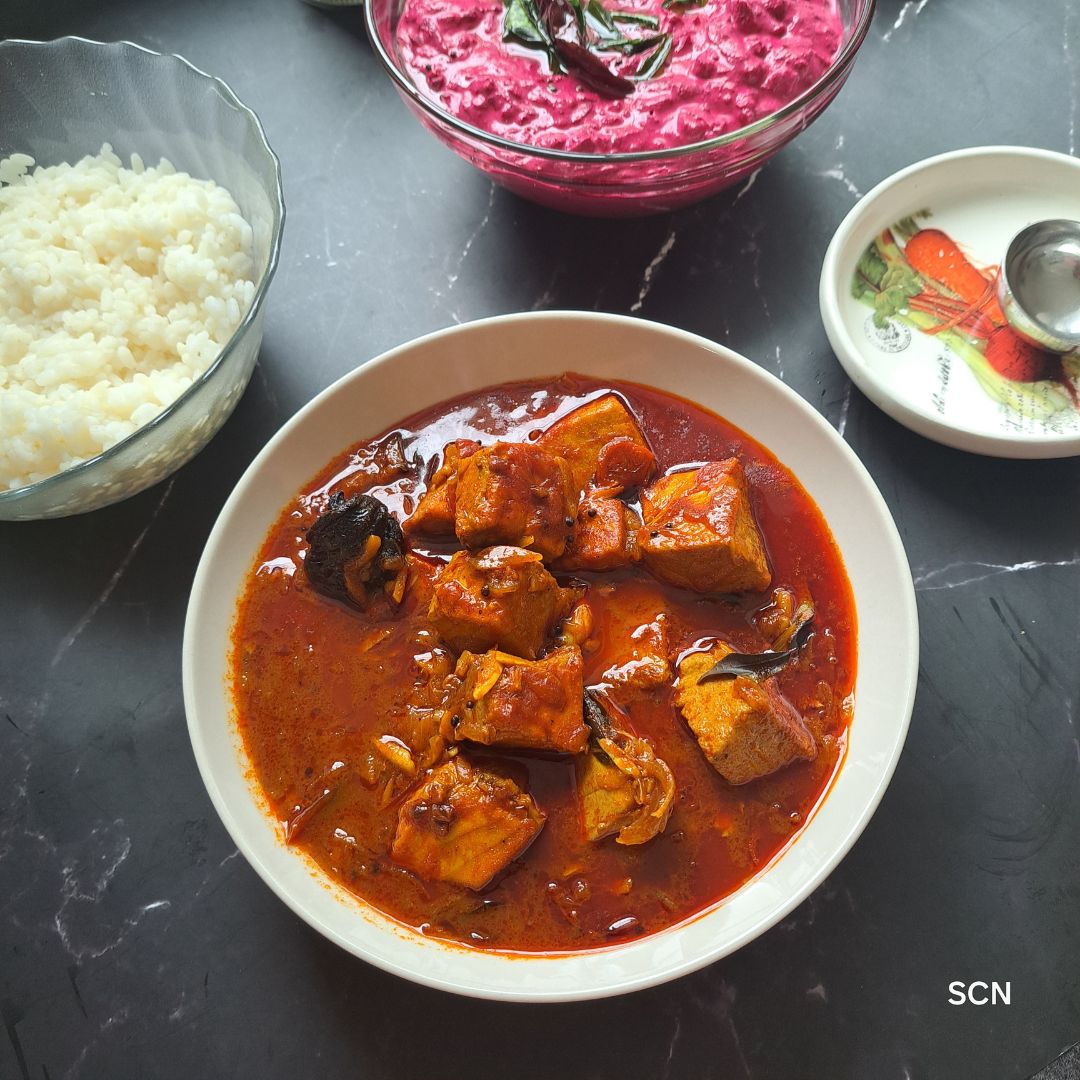 Sea bass fish curry - Sumi´s culinary notes
