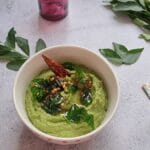 Curry leaf chutney, Karuvepillai chutney