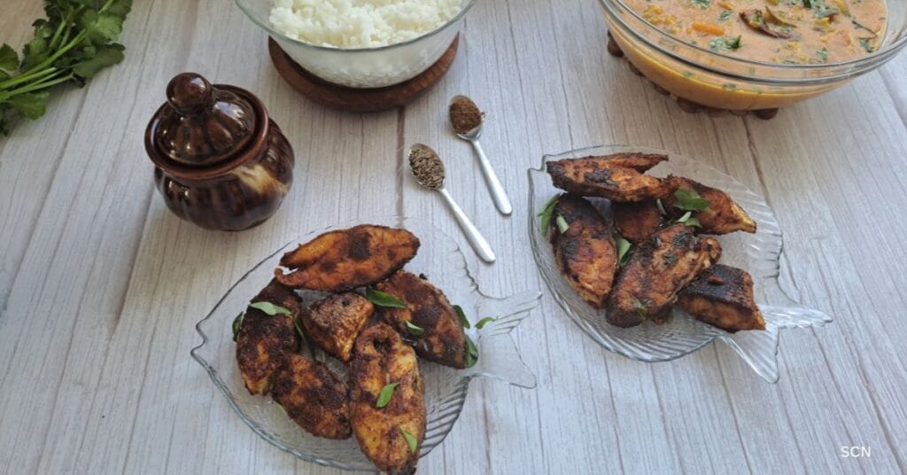 Wsumi Rice Fish Fish fry - Sumi´s culinary notes
