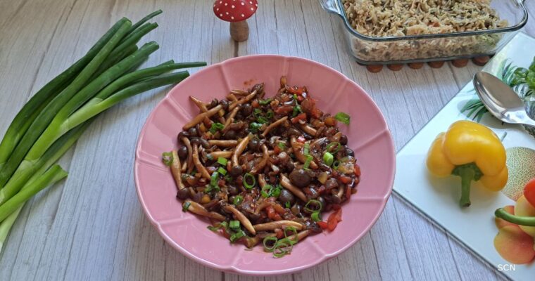 Shimeji Mushroom Stir-Fry
