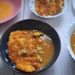Japanese curry with chicken katsu