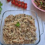 Simple spiced rice, Rice