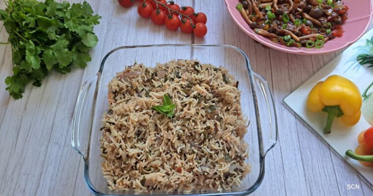 Simple spiced rice