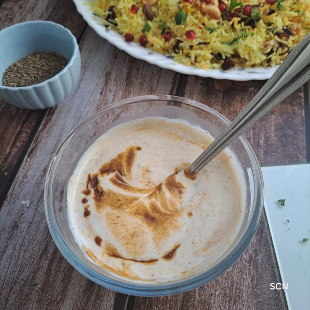Burani Raita - Sumi´s culinary notes