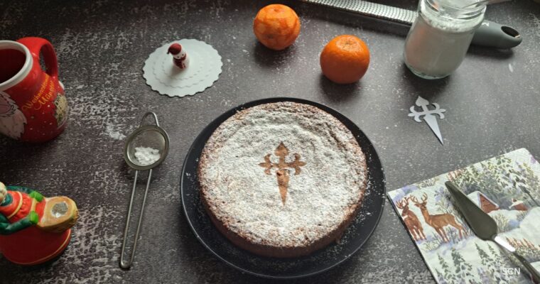 Tarta de Santiago (Spanish Almond Cake)