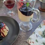 Blueberry Panna cotta, Blueberrry, Panna cotta