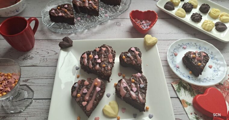 Chocolate Brownies (Heart-Shaped)