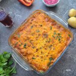Baked potato & creamy chicken casserole, Chicken casserole