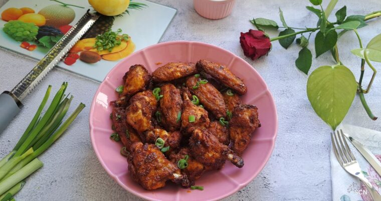 Crispy Honey Lemon Chilli Chicken Wings