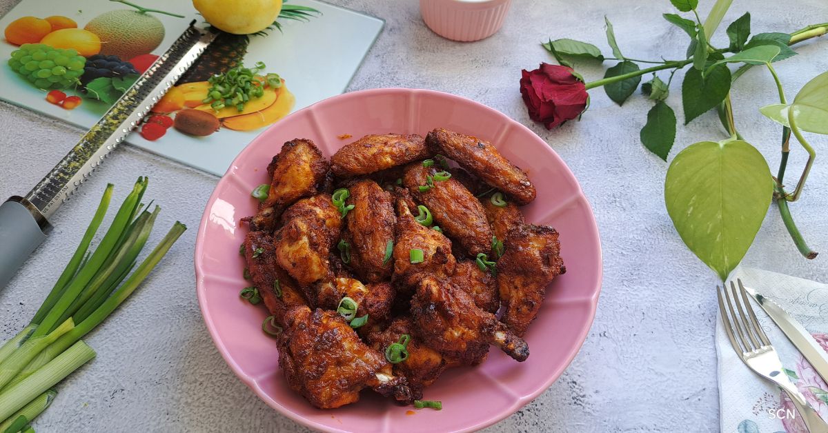 Crispy Honey Lemon Chilli Chicken Wings