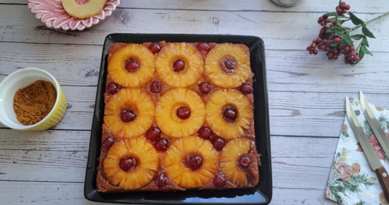 Pineapple upside-down cake