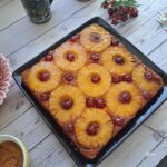 Pineapple upside down cake, Pineapple cake