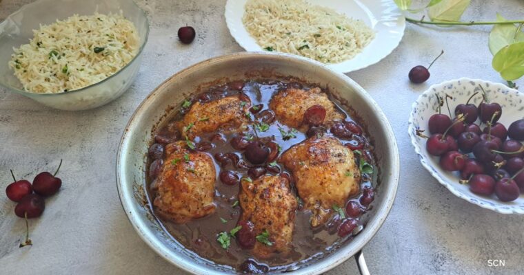 Cherry Balsamic Chicken – Easy Sweet and Savoury One-Pan Recipe