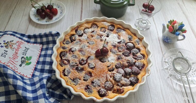 Cherry clafoutis