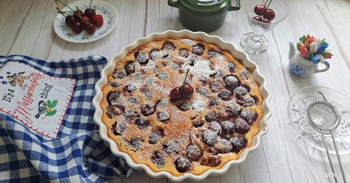 Cherry clafoutis