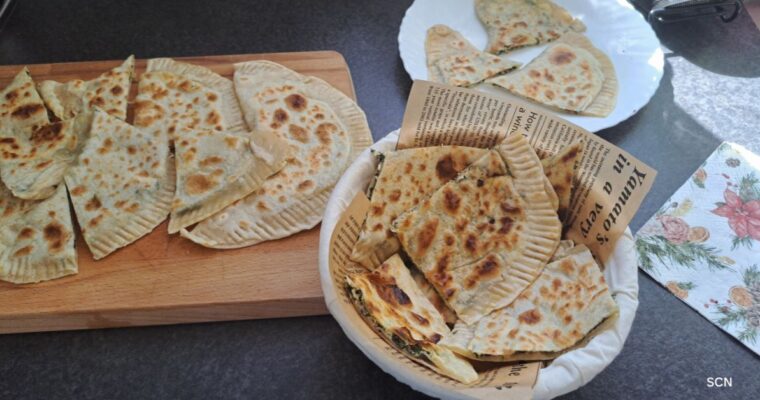 Gözleme (Turkish Stuffed Flatbread)