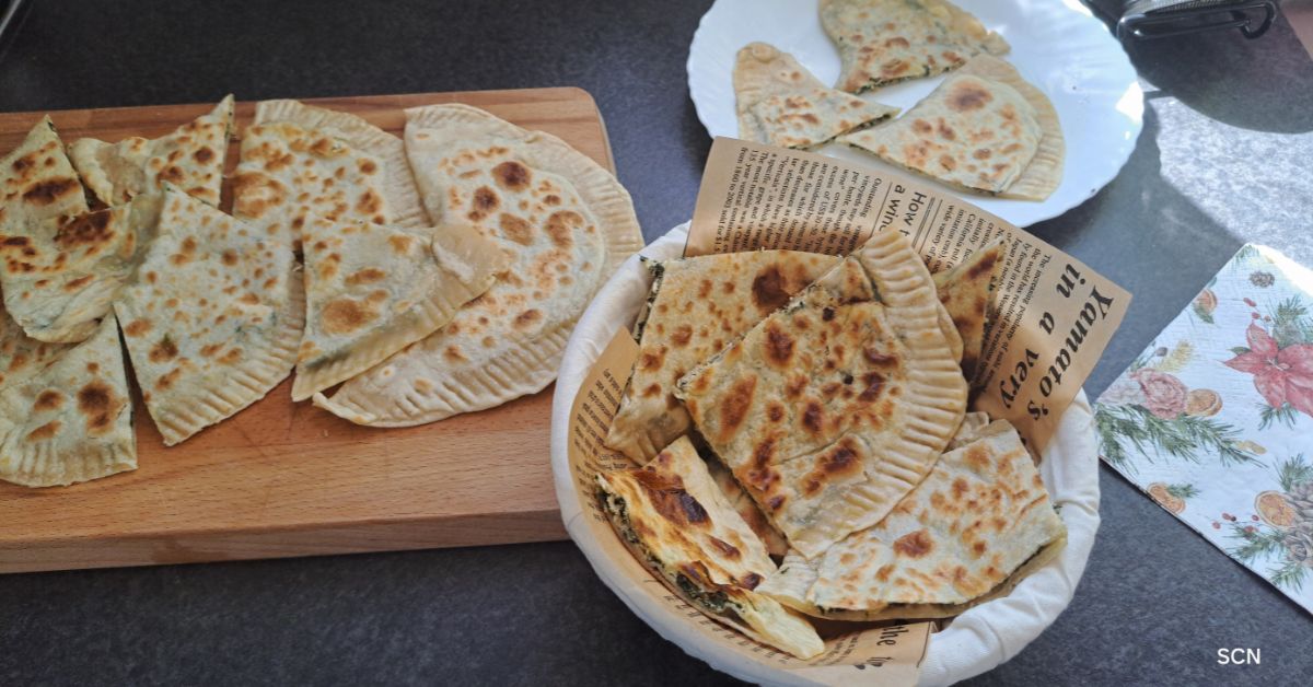 Gözleme (Turkish Stuffed Flatbread)
